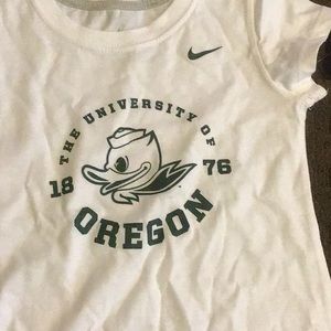 Oregon Duck baby shirt size 6